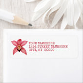 Étiquette Orchidée (En situation)