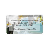 Étiquette Orchidée Aqua Beach (Devant)