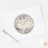 étiquette orchidées crème (Enveloppe)