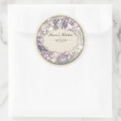 étiquette orchidées crème (Sac)