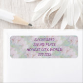 ÉTIQUETTE ORCHIDES BLANCS (En situation)