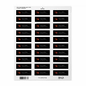 Étiquette Oregon State Beavers | Tête de castor (Feuille entière)