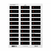 Étiquette Oregon State Beavers | Tête de castor (Feuille entière)