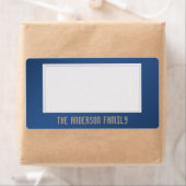 Étiquette Organiser le stockage Sticky One Color Blue (En situation)