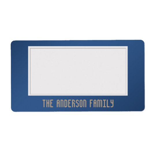 Étiquette Organiser le stockage Sticky One Color Blue (Devant)