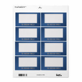 Étiquette Organiser le stockage Sticky One Color Blue (Feuille entière)