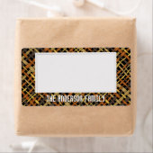 Étiquette Organiser Rustique Tissé Burlap Storage Sticky (En situation)