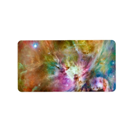 Étiquette Orion décoratif Nebula Galaxy Photo spatiale (Devant)