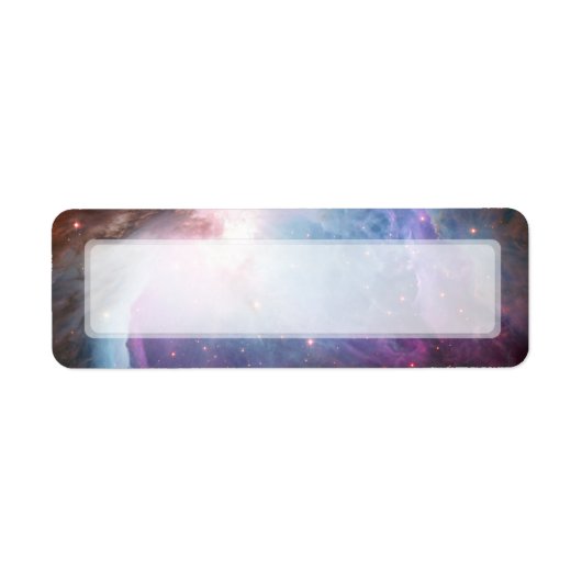 Étiquette Orion Nebula Purple Space (Devant)