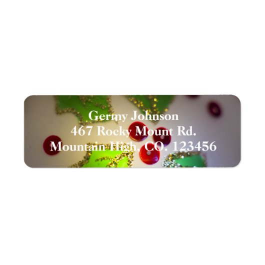 Étiquette Ornement de Noël 11 (Devant)