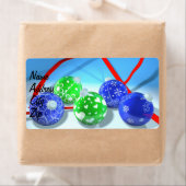 Étiquette Ornements de Noël (En situation)