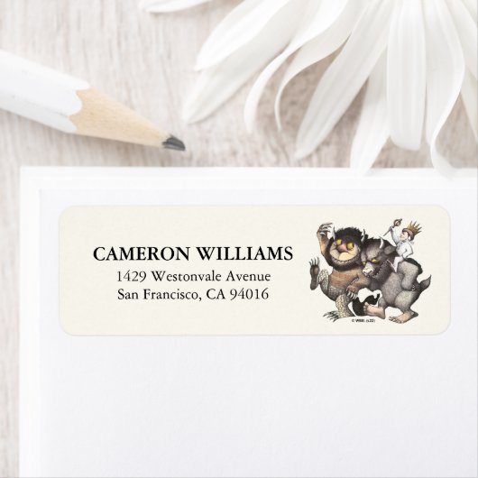 Étiquette Où les choses sauvages sont des caractères (En situation)