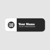 Étiquette ou magnétique avec logo (Devant)