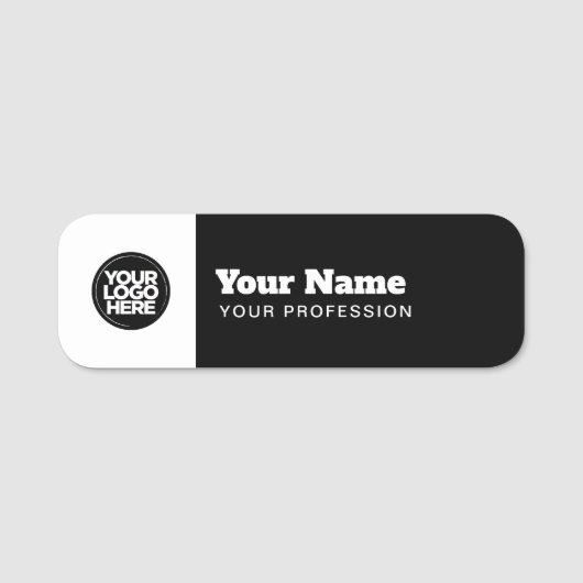 Étiquette ou magnétique avec logo (Devant)