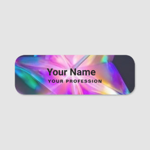 Étiquette ou nom magnétique de la broche à grunge 