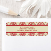 Étiquette Our Christmas Card Address Labels (En situation)