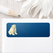 Étiquette ours polaire (En situation)