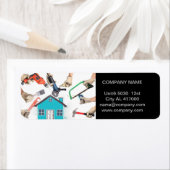 Étiquette Outils mécaniques Manufacture de menuiserie (En situation)