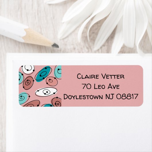 Étiquette Ovales atomiques (En situation)