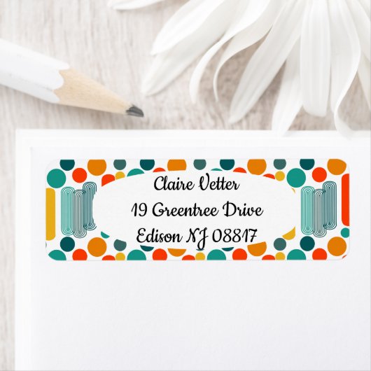 Étiquette Ovales et cercles (En situation)