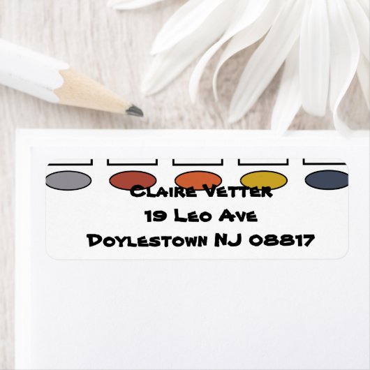 Étiquette Ovales et Rectangles (En situation)