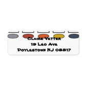 Étiquette Ovales et Rectangles (Devant)