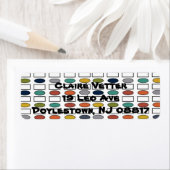 Étiquette Ovales et rectangles - Mélangés (En situation)