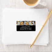 Étiquette Pack de chien Cockapoo noir (En situation)