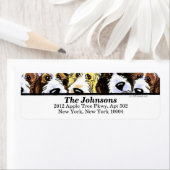 Étiquette Pack PBGV pour chiens mignons (En situation)