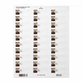 Étiquette Pail au lait (Feuille entière)