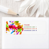 Étiquette Paint Splat (En situation)