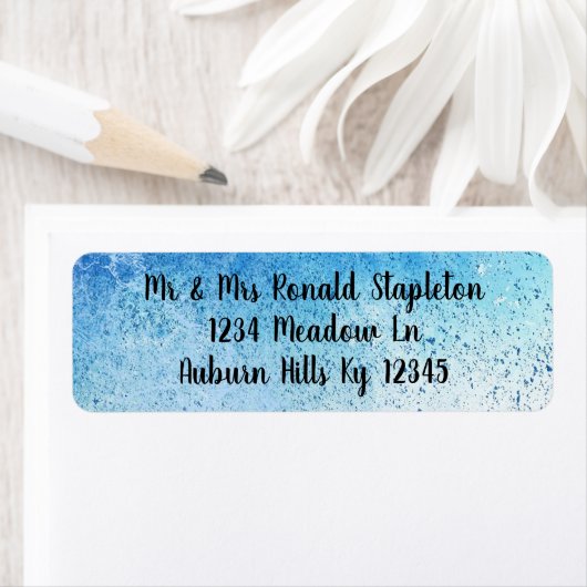 Étiquette Paint Splatter (En situation)