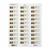 Étiquette paire de chevaux sauvages  (Feuille entière)