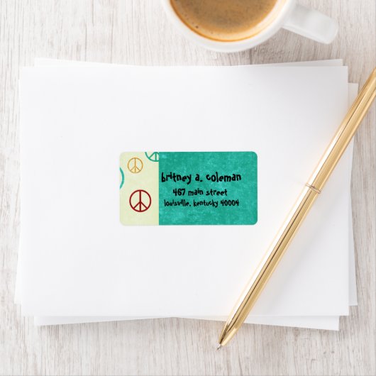 Étiquette paix (En situation)