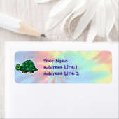 Étiquette Paix, Amour, Tortues (En situation)