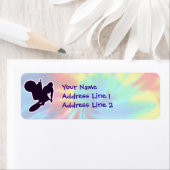 Étiquette Paix, Amour, Vélo Sale (En situation)