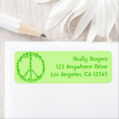 Étiquette Paix Skully (En situation)