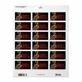 Étiquette Paix sur Terre III (Feuille entière)