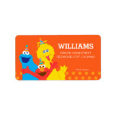 Étiquette Pal de rue Sésame (Devant)