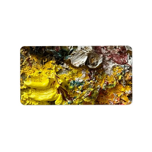 Étiquette Palette d'artiste #1 (Devant)