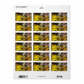 Étiquette Palette d'artiste #1 (Feuille entière)