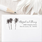 Étiquette Palm Breeze | (En situation)