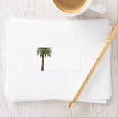 Étiquette Palm Dusty | Adresse liée vide (En situation)