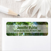 Étiquette Palm Feuilles Palms Modèle de la nature Retour (En situation)