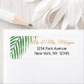 Étiquette Palme tropicale (En situation)