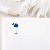 Étiquette Palmetto de Caroline du Sud (En situation)