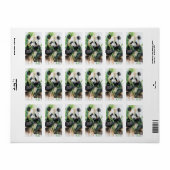 ÉTIQUETTE PANDA (Feuille entière)