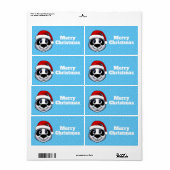 Étiquette Panda (Feuille entière)