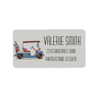 Étiquette Panier de golf