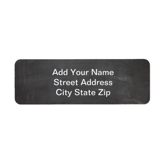 Étiquette Panneau de craie (Devant)